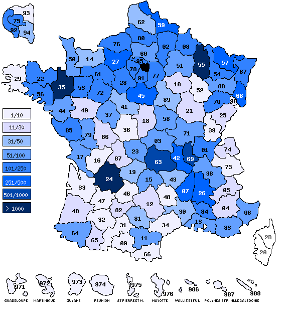 carte de france