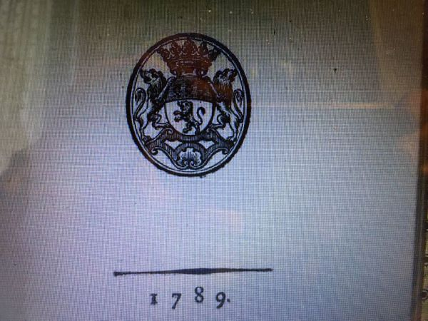 blason typographique 1789 - 2